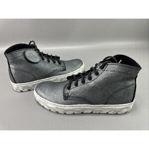 Wolverine 1000 Mile Shoes Sz 7D Mid Gunmetal Gris/Metalique Gothic Emo Distress‎